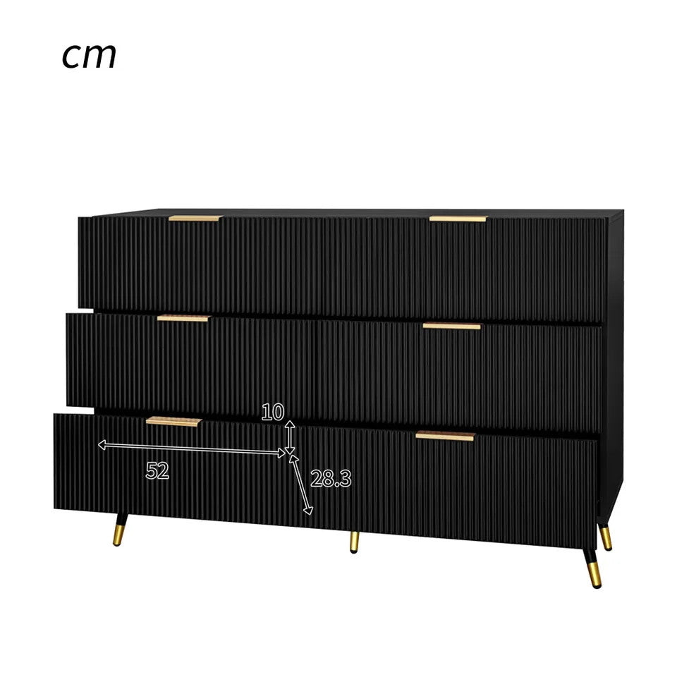 Estuary Elegant Sideboard with Modern Design, Chest of Drawers and Plenty