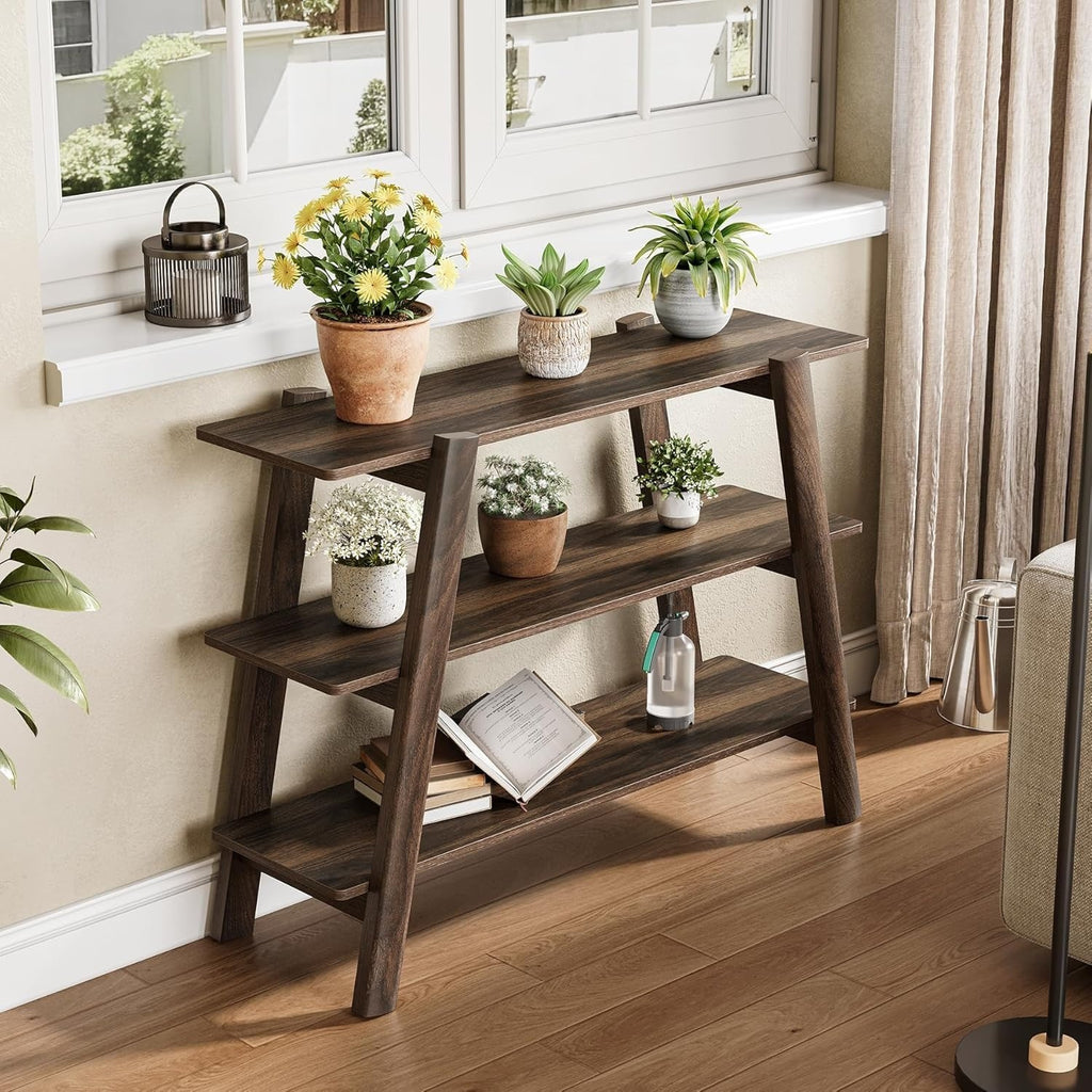 41.3" Entryway Table Console Tables, Farmhouse Wooden Behind The Couch, Foyar En