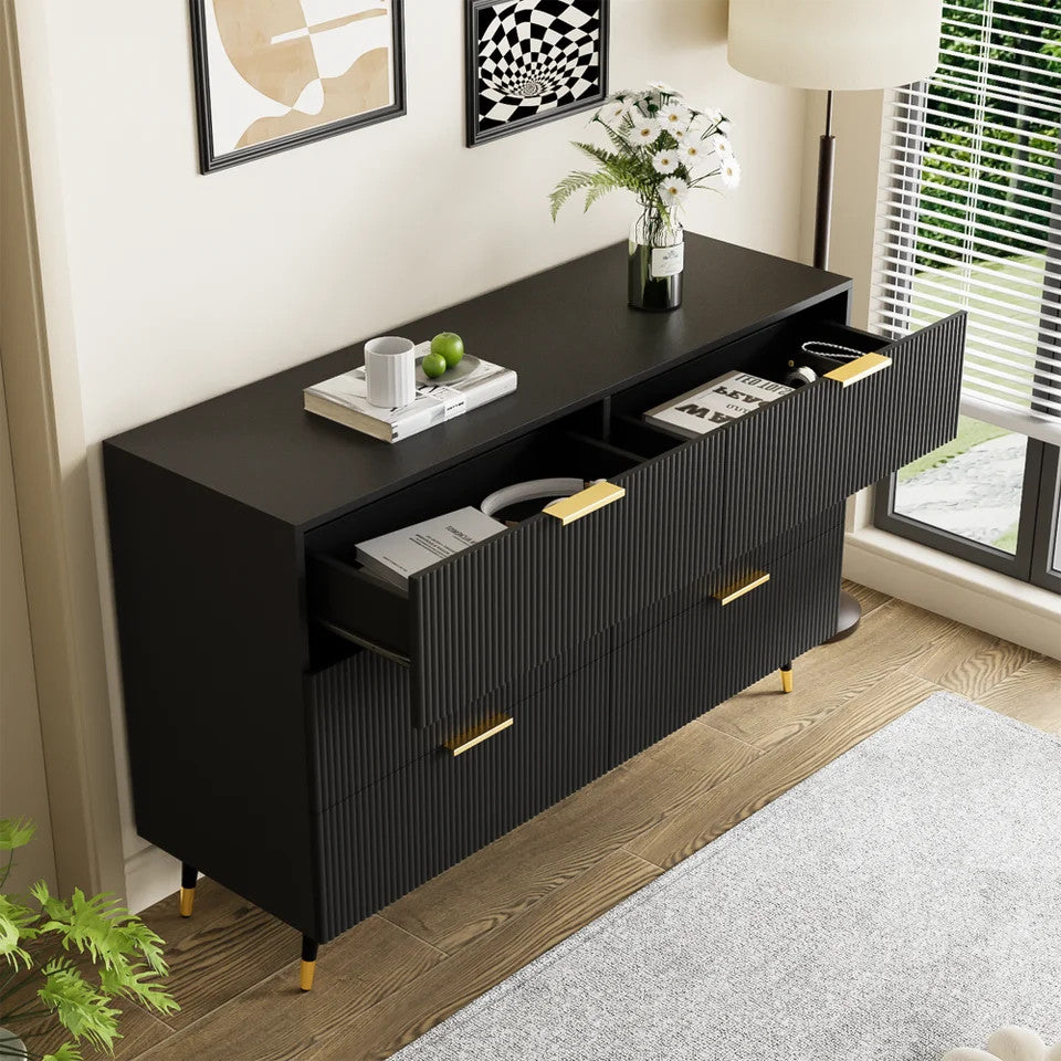 Estuary Elegant Sideboard with Modern Design, Chest of Drawers and Plenty