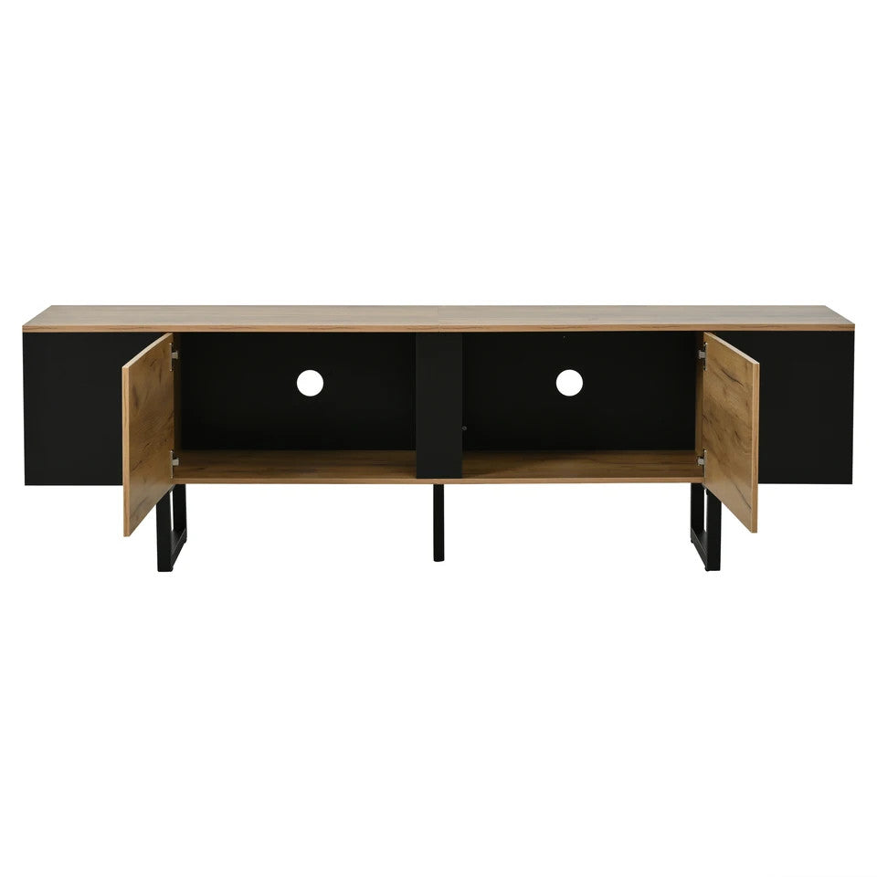 Estuary 180*40*55cm TV Cabinet, TV Board, TV Console with 2 Cabinets and