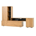 Estuary TV wall unit set with display cabinet (2 pieces),f, TV living roo