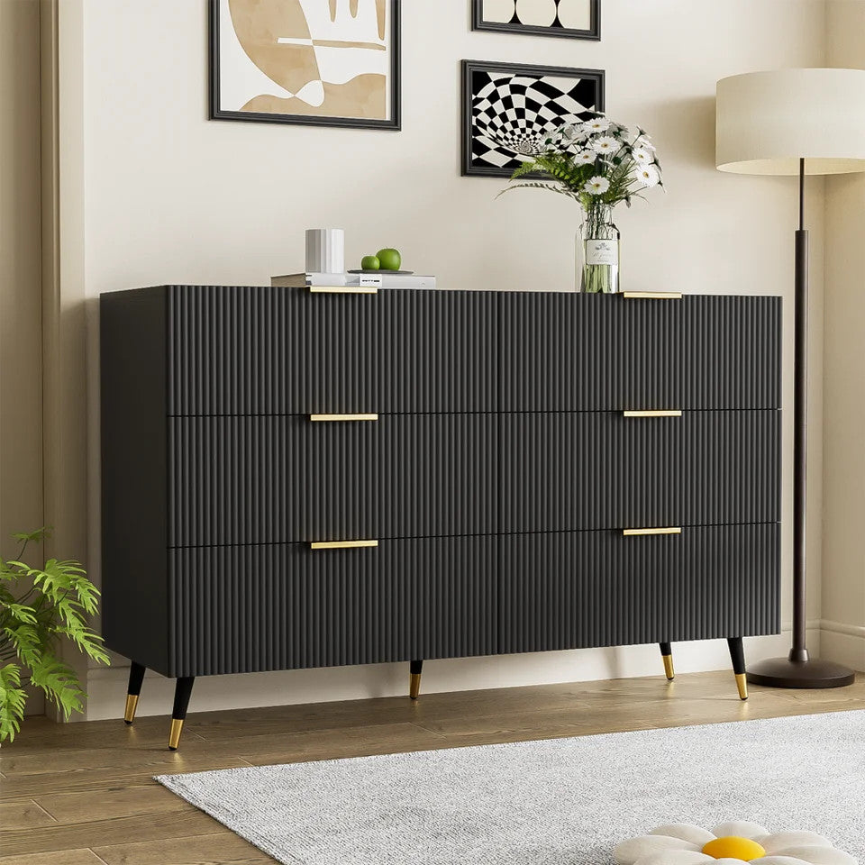 Estuary Elegant Sideboard with Modern Design, Chest of Drawers and Plenty