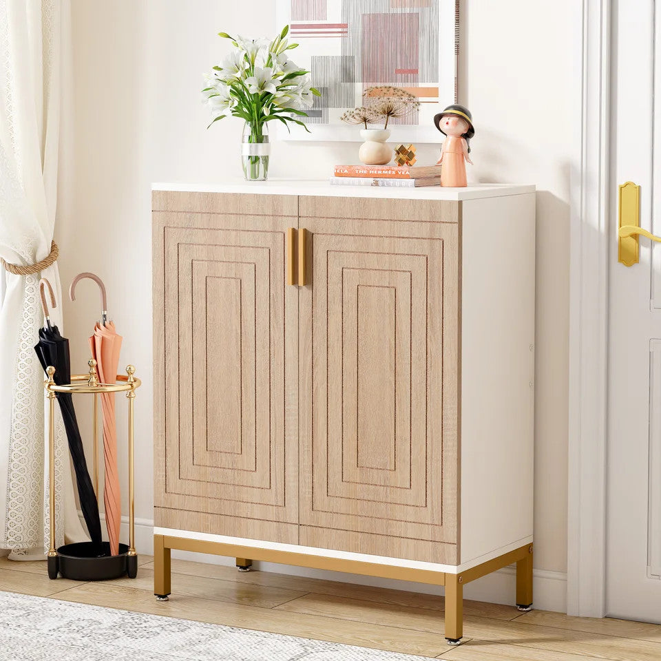 Estuary Modern Minimalist Accent 80cm Wooden 5 Layers Large Entrance Shoe Cab