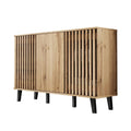 Estuary Modern Vintage Storage Cabinet, Sideboard Buffet with 3 Doors, Si