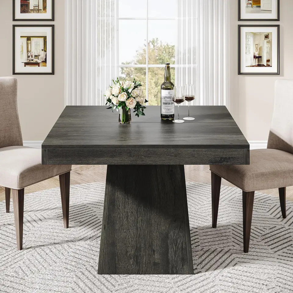 Estuary Square Dining Table for 4, 31.5-Inch Kitchen Table Small Dinner Table