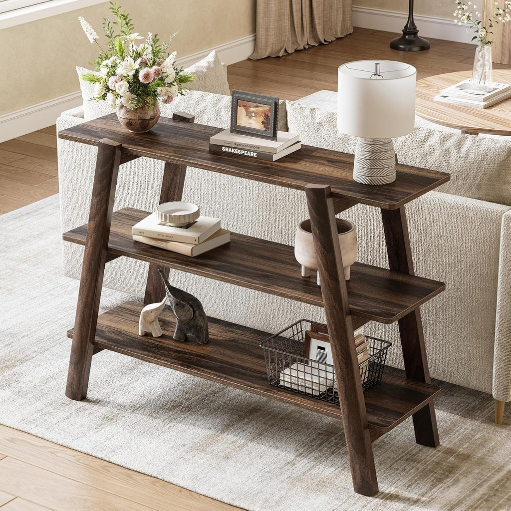 41.3" Entryway Table Console Tables, Farmhouse Wooden Behind The Couch, Foyar En