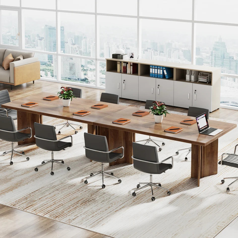 Estuary 63-inch Executive Desk, Vintage Home Office Computer Desk with La