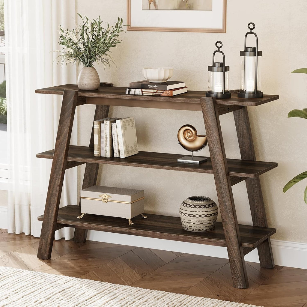 41.3" Entryway Table Console Tables, Farmhouse Wooden Behind The Couch, Foyar En