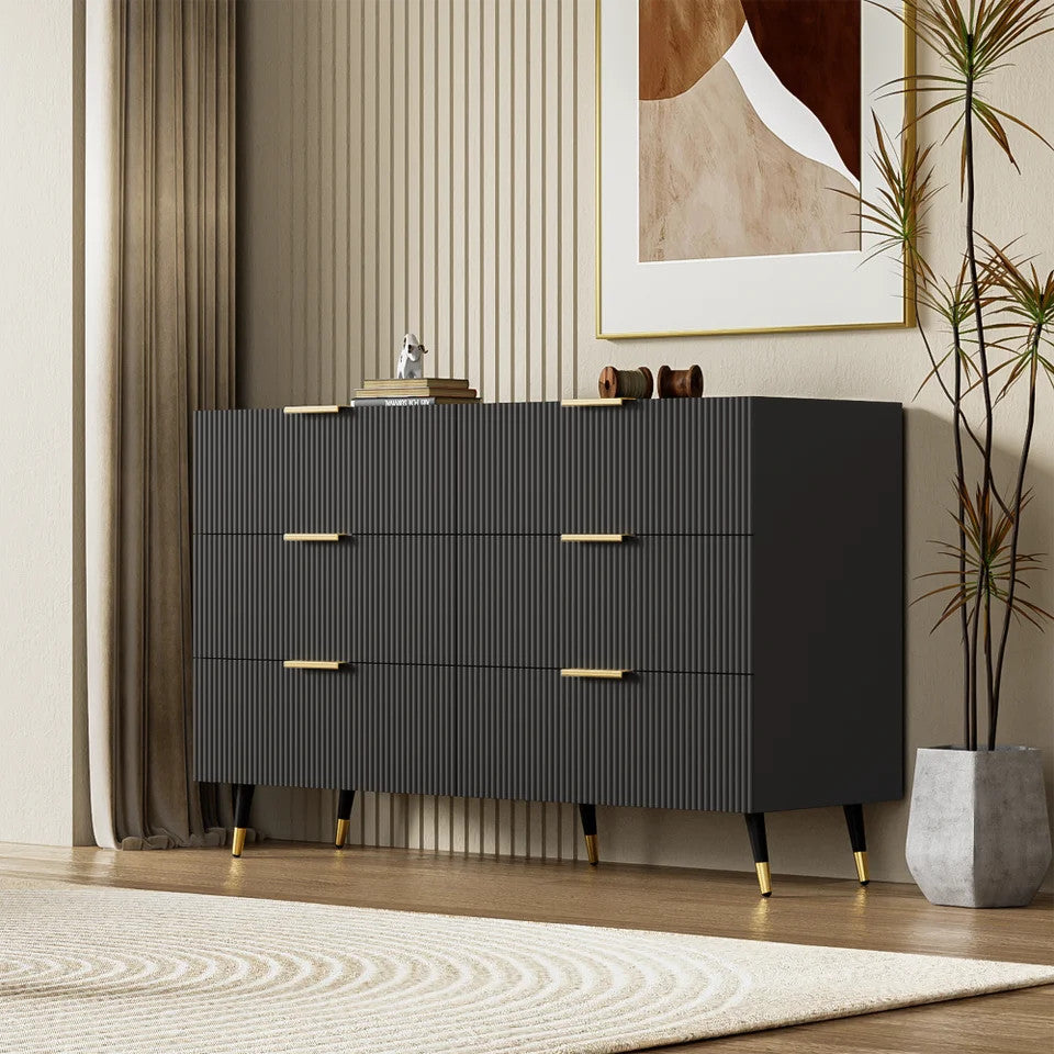 Estuary Elegant Sideboard with Modern Design, Chest of Drawers and Plenty