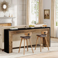 Estuary 70.9-Inch Long Console Table, Farmhouse Narrow Wooden Sofa Table