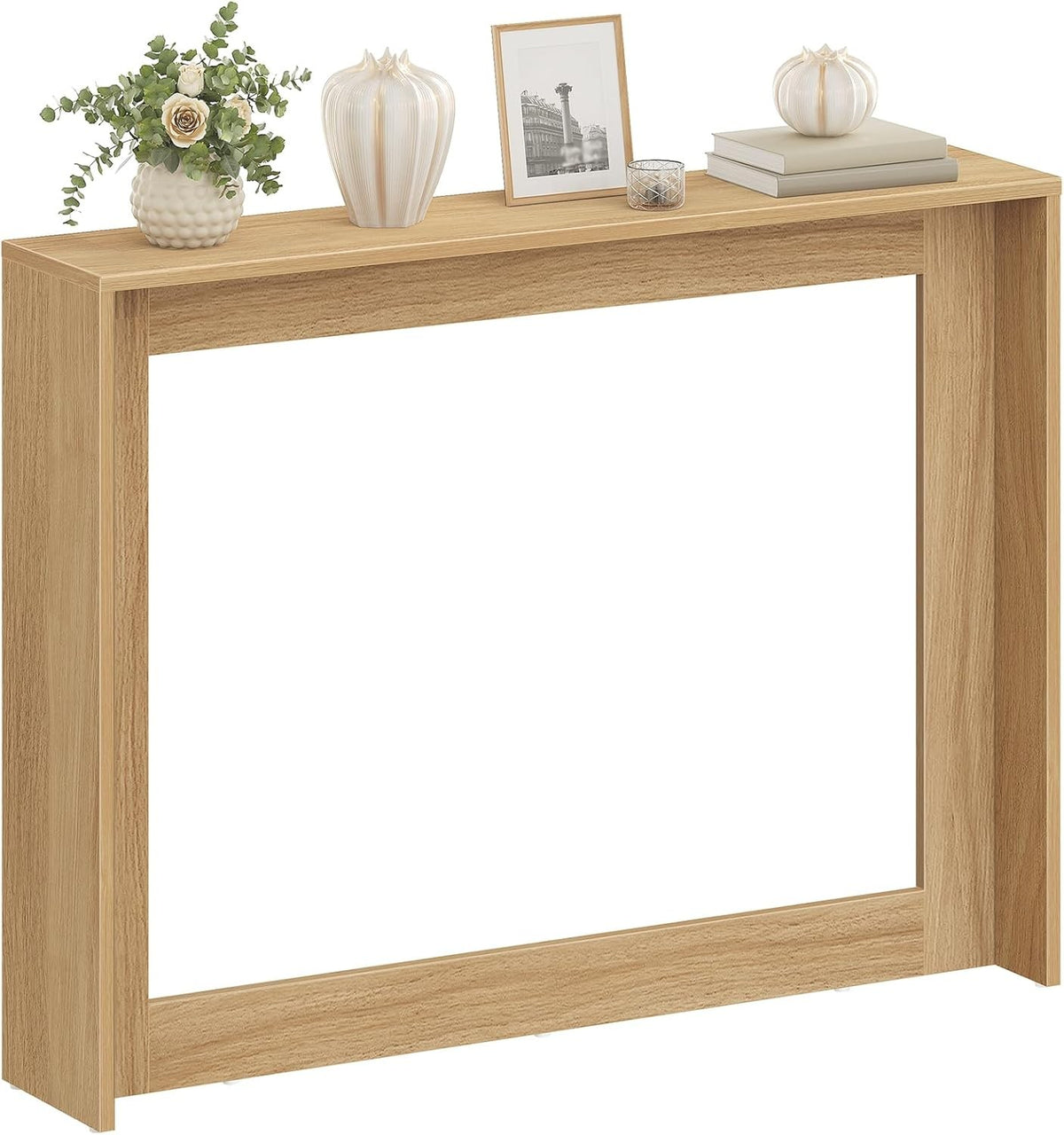 Estuary 100 cm Farmhouse Console Table with Storage for Small Spaces